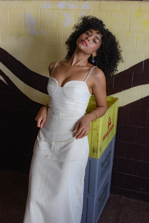 Cropped Cosmo off white