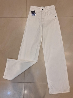 WIDE LEG T/A BLANCO RUEDO