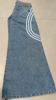 WIDE LEG T/B RAYAS CARGO - comprar online