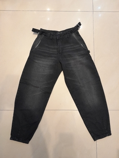 BAGGY BIGOTE HEBILLAS NEGRO - comprar online