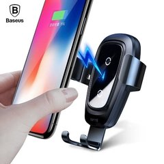 Carregador Veicular Sem Fio Suporte Baseus Gravity Car - Smartcustom
