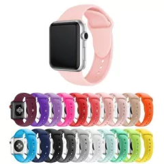 Pulseira Silicone Lisa Apple Watch 38mm ou 40mm