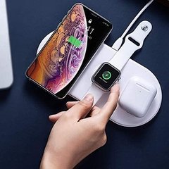 Imagem do Carregador Indução Sem Fio 3em1 iPhone Apple Watch Airpod