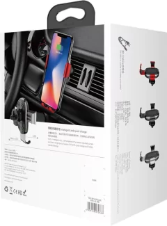 Suporte Veicular Saída Ar Com Carregador Sem Fio 10W Baseus na internet