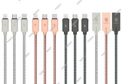 Cabo Type-c  Nylon Reforçado Transado Fancy - 1.2m na internet
