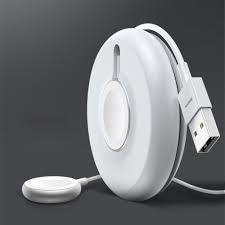 Carregador Sem Fios Baseus Yoyo Para Apple Watch 1-5 Branco