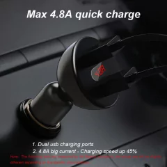 Carregador Veicular com LED - Baseus na internet