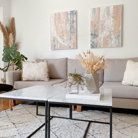 SERIE EQUILIBRIO #10 SET 2 CUADROS 80x60 cm