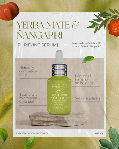 YERBA MATE & ÑANGAPIRI - PURIFYING SERUM x 30 ml