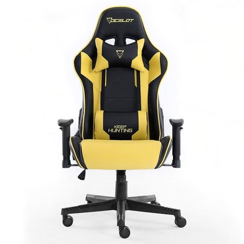 Silla gamer ocelot OGS-02 amarillo con negro