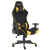 Silla gamer ocelot color amarillo con negro.