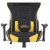 Silla gamer ocelot color amarillo con negro. - comprar en línea