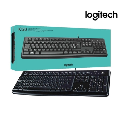TECLADO LOGITECH K120 BLACK 920-004422