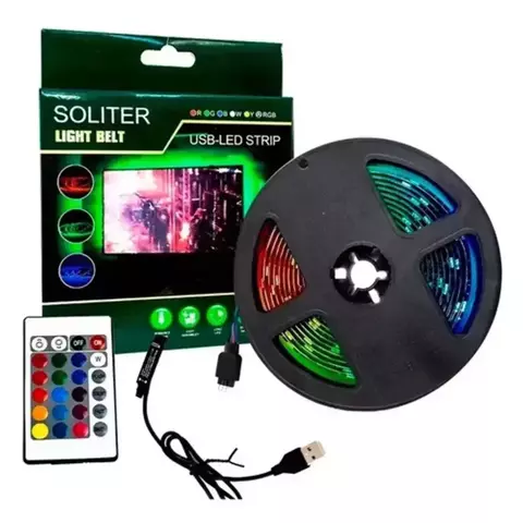 TIRA LED PARA TV SOLITER USB-LED STRIP ITEM N.11402 USB 35000 HORAS