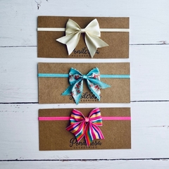 Vincha moño para bebe Noelia - Ponderosa Accesorios