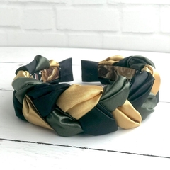 Vincha trenzada Atenea 4 cm - comprar online