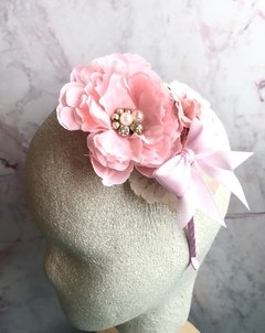 Vincha tocado de flores VICTORIA