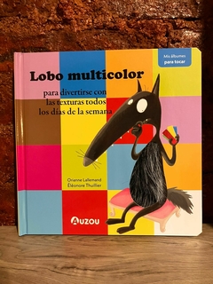LOBO MULTICOLOR para divertirse con las texturas todos los días de la semana