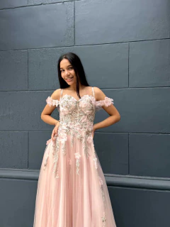 VESTIDO PETALO - MARSALA