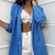 Blazer Fobber Turquesa - tienda online