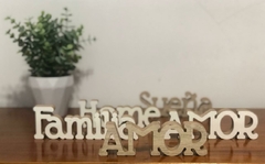 Palabra decorativa AMOR - comprar online