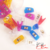 Brochecitos sujeta tela MINI. PACK X 6 UNIDADES. Colores surtidos.