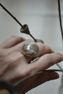 Anillo Mineral Jasper ▽ Listo para retirar en internet