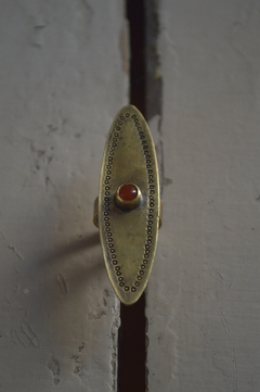 Anillo Tribu cornalina ▽ Listo para entregar - tienda online