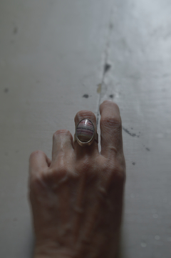 Anillo Mineral rodocrosita ▽ Listo para entregar - comprar online