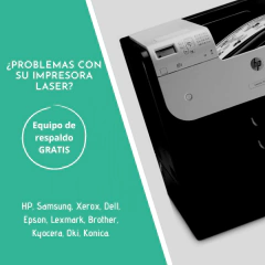 Mantenimiento y reparación de impresoras Láser.