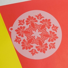 STENCIL S-366 20x20 CAPSULA MANDALA - comprar online