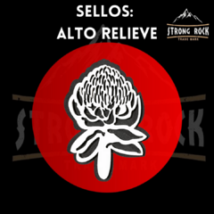 SELLO ALTO RELIEVE HOJA DE ALCAUCIL