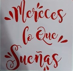 STENCIL F - 72 15X15