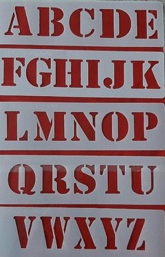 STENCIL KIT ABC DE 29X8