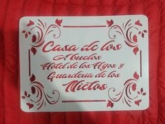 STENCIL J-035 30X40
