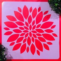 STENCIL S-367 20x20 CAPSULA MANDALA