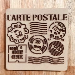 SELLO BAJO RELIEVE V-076 10X10