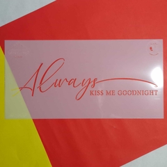STENCIL MARIEL O5 20X40