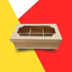 CAJA DE TE X 6-TAPA ZAPATO - VISOR 25X14X8