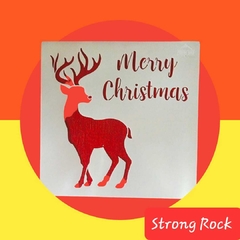 STENCIL S -615 20X20 CAPSULA DE NAVIDAD