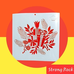 STENCIL S-621 20X20 CAPSULA DE NAVIDAD