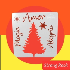 STENCIL S-638 20X20 CAPSULA NAVIDAD