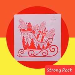 STENCIL S-675 20X20 CAPSULA NAVIDAD