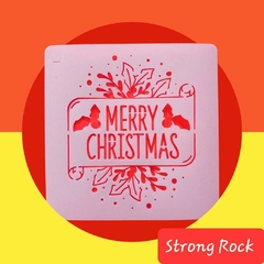 STENCIL S-681 20X20 CAPSULA NAVIDAD