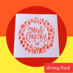 STENCIL S-694 20X20 CAPSULA NAVIDAD