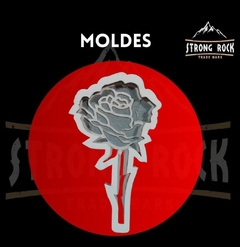 MOLDE ROSA CON CABO MIDE .MIDE 8X15