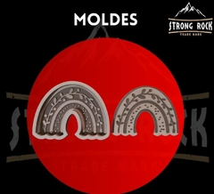 MOLDE ARCO IRIS Y SELLO ESTAMPADOR MIDE 15 CM