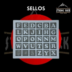 KIT DE SELLOS ESTAMPADORES ABC 19X14