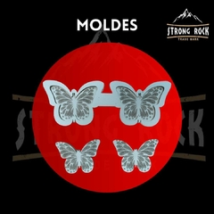 MOLDE TRIPLE MARIPOSA .MEDIDA 27X10