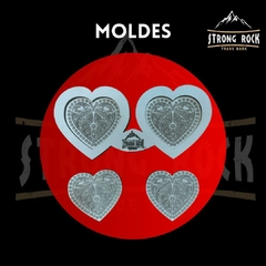 MOLDE TRIPLE CORAZON .MIDE 27X10